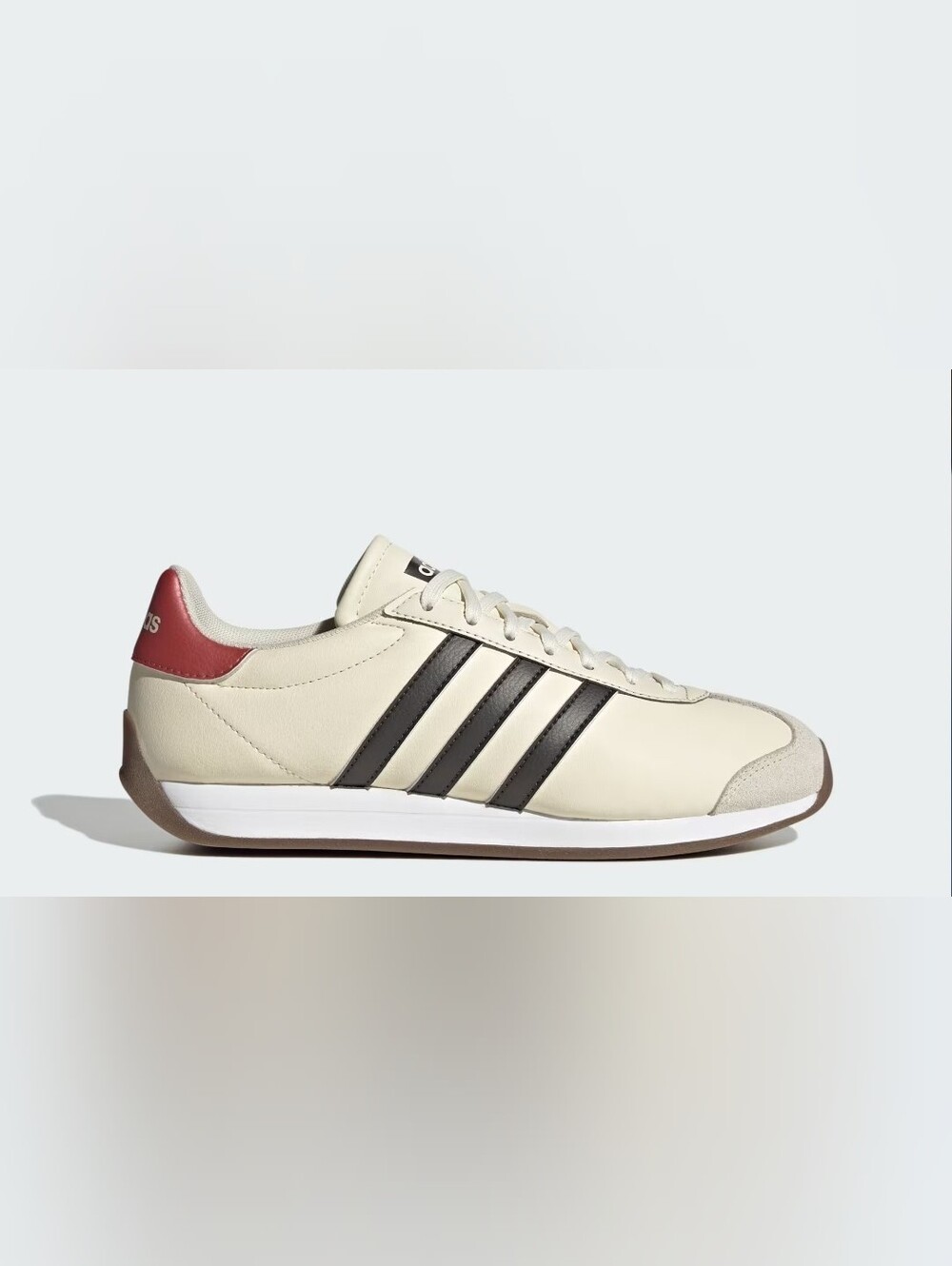 Adidas FIRE! NWOB! Runvista Sneakers #KJ7210 in Cream White/Red/Gum. Sz 10. R2S!